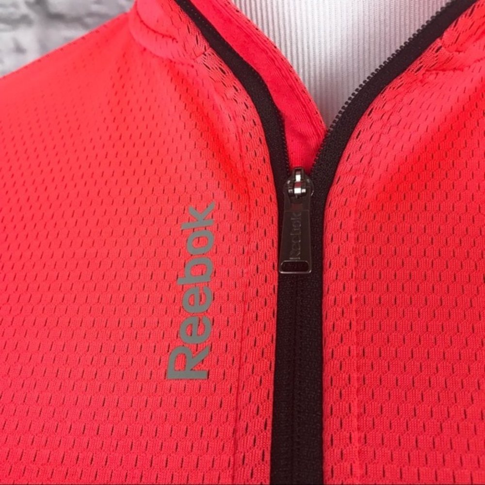 Reebok Jacket Small Half Zip Workout Athletic - image 6